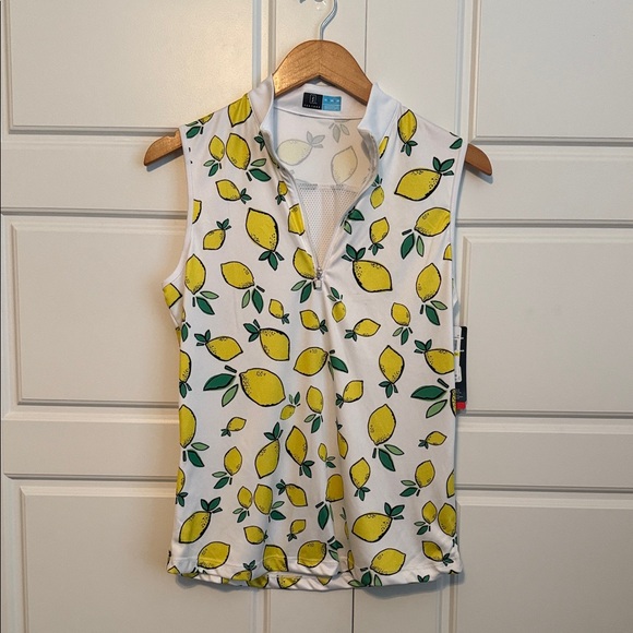 PGA Tour Lemon Pattern Tank Top - Picture 1 of 3
